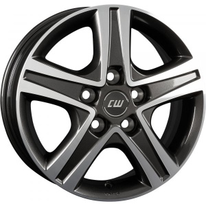Janta din aluminiu Korbet, 6x15 , antarcit lucios, pentru Fiat Ducato X250 X290