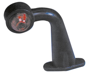 Lumina de degajare rosu alb cu brat de cauciuc 185mm