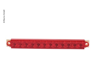 Lumina de frana cu LED rosu crom, 9-32V, 2,2 W IP67, cablu de 500 mm