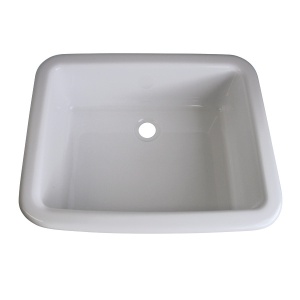 Mini chiuveta 350x280 adancime 120mm alb