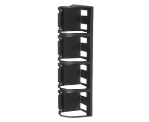 Modul cadru de sustinere 1 pentru sistemul de iluminare spate Jokon rosu si crom