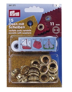 Ochiuri din alama cu saibe - 11 mm