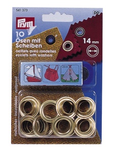 Ochiuri din alama cu saibe , 14 mm