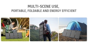 Panou solar portabil YT60, 60W, Pliabil in 4 bucati, IP67 - Img 4