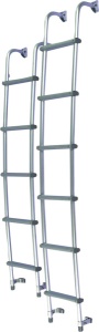 Scara spate pentru camionete - aluminiu in 6 trepte