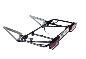 Suport spate Cate 800 x 1400 mm - suport pentru motocicletă Suport de bază I pentru break-uri și furgonete