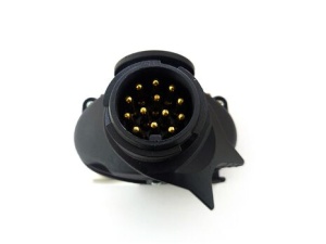 Adaptor priza rulota, remorca, 13 cu 2x7 pini - Img 5