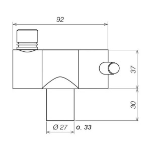 Baterie dus rulote Trend A pentru gaura montaj min ,ˆ 27mm - Img 2