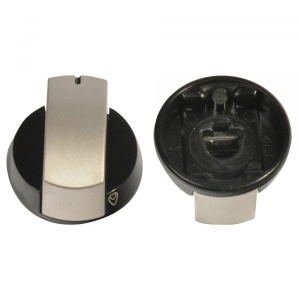 Buton de control, argintiu, pentru plitele Dometic HB 2325 si HB 3400