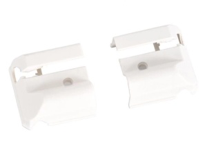 Capace ornament pentru sina ferestrei, alb