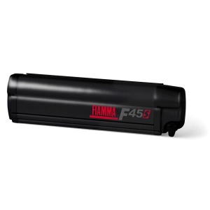 Copertina Fiammastore F45, carcasa neagra, panza cenusiu regal, 263 cm