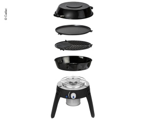 Gratar pe gaz Cadac Safari Chef 2, functionare cu cartus
