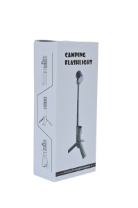 MINI LANTERNA 2IN1 CAMPING LED, STAND TRIPOD, MODEL RONIC VP-HL01, NEGRU - Img 2