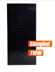 Panou Solar Monocristalin Rulote Ambarcatiuni Full Black 110W