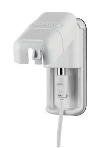 Priză Externă cu Cablu Coaxial de 3m - Alb