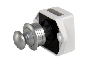 Push Lock Mini - Crom mat Incuietoare pentru mobila - single - Img 3