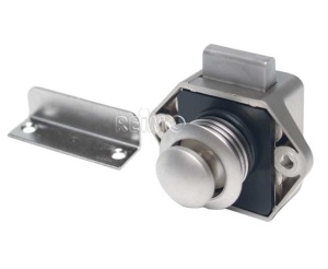 Push Lock Mini - incuietoare pentru mobilier argintie