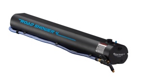 RoadShower - dus solar din aluminiu pentru atasarea la raft