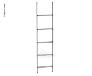 Scara din aluminiu in 5 trepte, lungime 130cm, latime 28cm