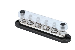 SET BARA CONECTARE BUSBAR 300A, 6 X M10, MODEL 6WAY300A - Img 5