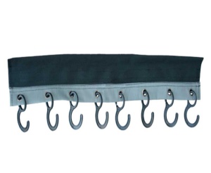 Banda de carlige cu 8 carlige, conducte si Velcro, lungime 58cm