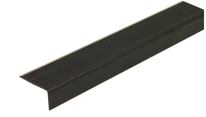 Banda de prag din aluminiu 25x15mm, 3m negru