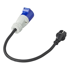 Cablu adaptor 40cm 3x1,5mm ² de la priza Schuko la CEE - Img 3
