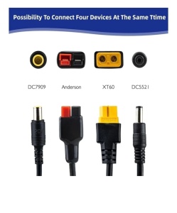 Cablu extensie 3 metri, conectori MC4 la mufe multiple 4 în 1 - Img 4
