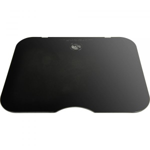 Capac din sticla, negru pentru chiuveta Thetford Basic Line 34, dimensiuni chiuveta 40 x 44,5 cm
