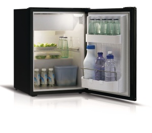 Frigider cu compresor Vitrifrigo, 39 l + 3,6 l, negru, 31 W.