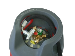 Furtun alimentare rezervor(butelie)0,5m-1m la 90 grade filet 3 4 dreapta - Img 2