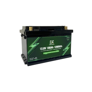 Idealakku Baterie litiu seria IA LiFePO4 12V 100Ah MINI BMS inteligent cu Bluetooth Baterie pentru rulotă sub scaun - Img 5