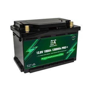Idealakku Baterie litiu seria IA LiFePO4 12V 100Ah MINI PRO BMS inteligent cu Bluetooth Baterie pentru rulotă sub scaun cu încălzire