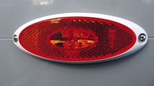 Lumina laterala cu LED pentru constructie 12V, baza alba SB