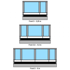 Panou frontal Thule Residence G3, 3 m x 215-274 cm - Img 3