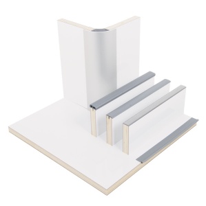 Placa de mobilier alb lucios, HPL, 611x1220 mm PRODUSUL SE RIDICA DOAR DE LA SEDIU