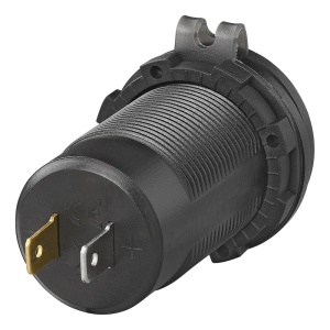 Priza USB tripla cu 2x tip A si 1x tip C + voltmetru - Img 3