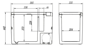 Răcitor cu compresor STYLE'N'COOL 35L Ladă frigorifică compactă cu design modern. - Img 3