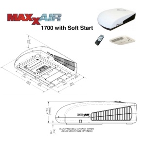 Aer conditionat plafon Maxxair 1700 cu pompa de caldura - Img 7