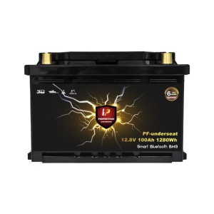 Baterie cu litiu Perfektium SERIA PF LiFePO4 12,8V 100Ah LN3 Smart BMS cu baterie Bluetooth sub scaun pentru autocaravana