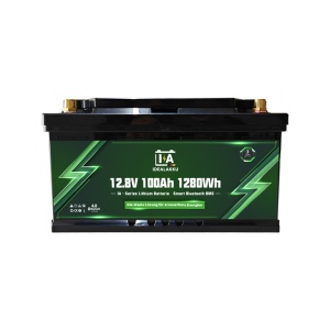 Idealakku Baterie litiu seria IA LiFePO4 12V 100Ah BMS inteligent cu Bluetooth Baterie pentru rulotă sub scaun - Img 7