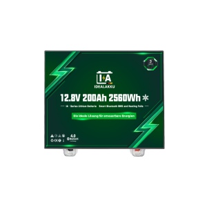Idealakku Baterie litiu seria IA LiFePO4 12V 200Ah BMS inteligent cu Bluetooth Baterie pentru rulotă sub scaun cu încălzire