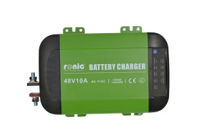 Incarcator / Redresor Inteligent pentru Acumulatori LiFePO4/AGM/GEL, 48V, 10A, Model RONIC HK-4810B - Img 2