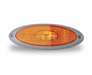 Indicator luminos lateral LED, galben, 1W