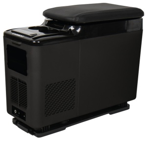 Ladă frigorifică cu compresor CARBEST CabCooler 14 - 12/24V Consolă centrală multifuncțională cu compartiment de răcire pentru autoutilitare și autorulote