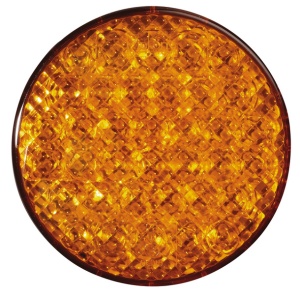 Lumina intermitenta cu LED Kat2 12V 3W galben IP67, cablu de 500 mm