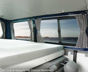 Perdele interior gri exterior negru pentru VW Caddy Maxi - Img 2