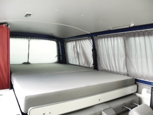 Set de perdele VW T6 5 KR gri, translucid