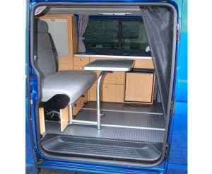 Sistem de masa de lux cu cadru de masa pivotant antracit- VW T6 5 - Img 2