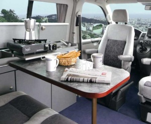 Sistem de masa pentru VW T6 5 4 Weekender si CityVan. Ardezie de decor